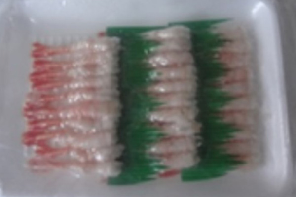 Frozen sweet shrimp